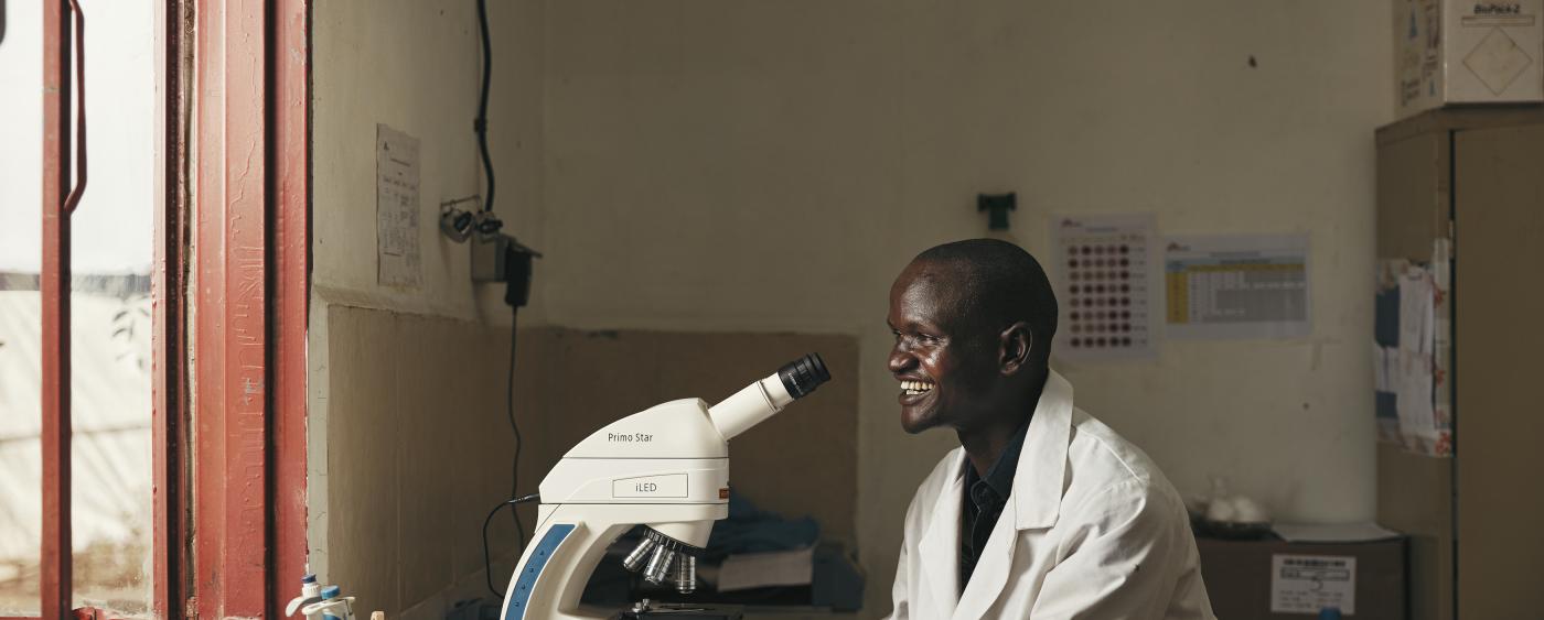 Philip Lacho Abdu, laboratory technician