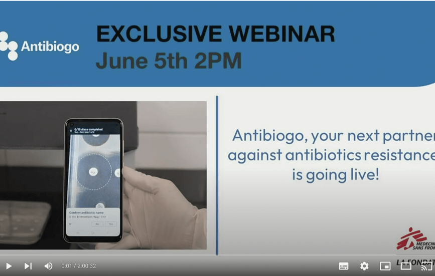 Officially launching of Antibiogo : Webinar